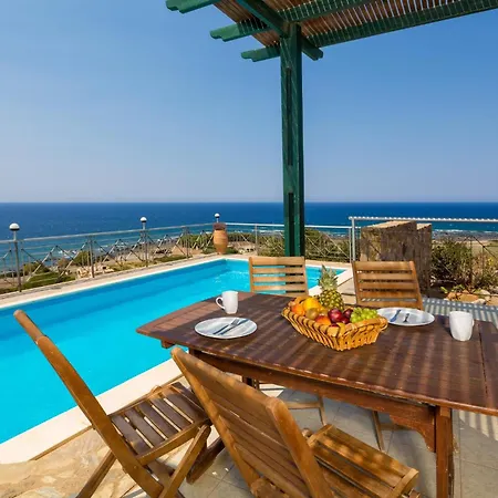 Amazing Sea Views At Elafonissi With Private Pool, Near Elafonissi Villa Hriszí Aktí Haniá